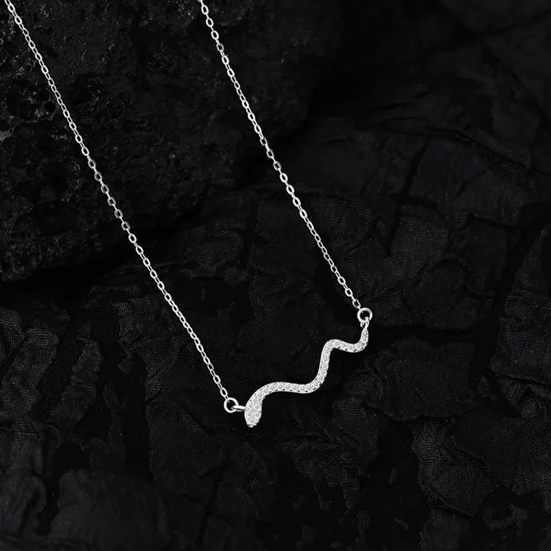 Heart Grass 999 Fine Silver Necklaces Women's-4