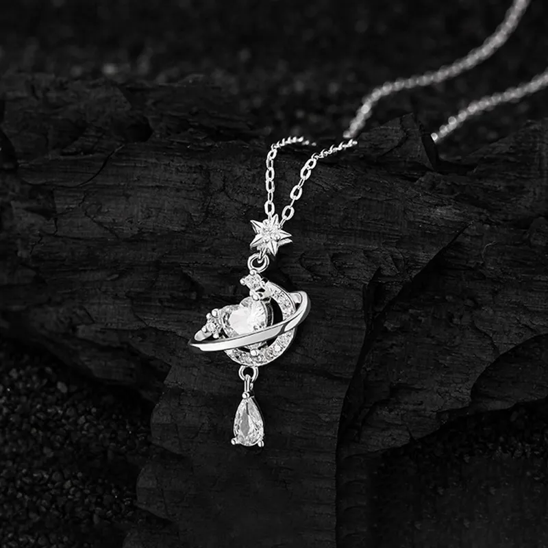 Heart Grass 999 Fine Silver Necklaces Women's-2