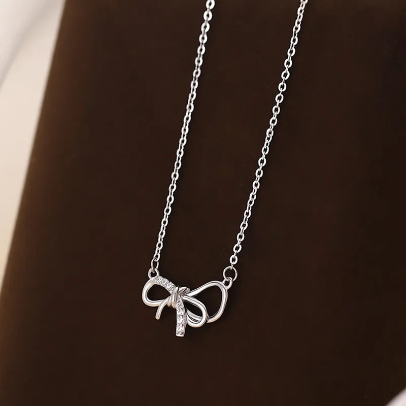Heart Grass 999 Fine Silver Necklaces Women's-2