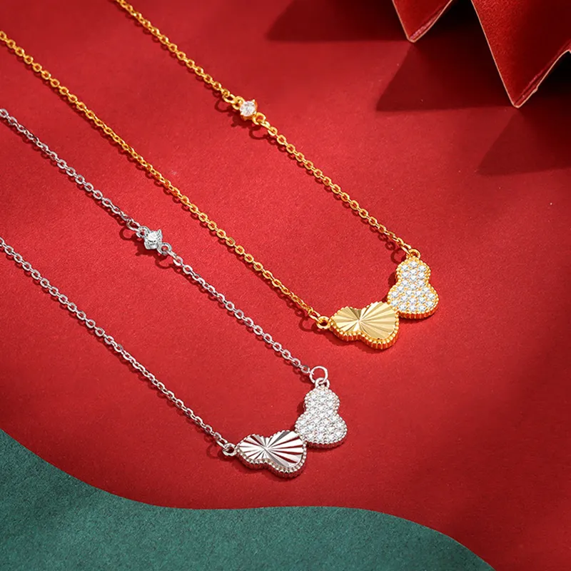 Heart Grass 999 Fine Silver Necklaces Women's-4