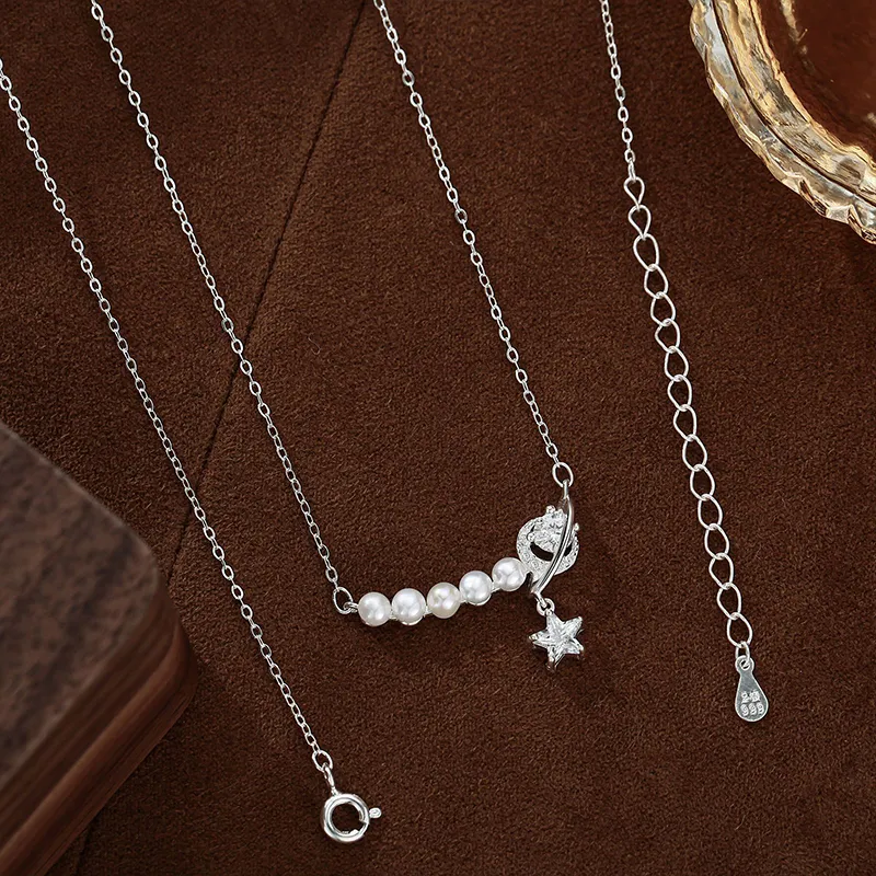 Heart Grass 999 Fine Silver Necklaces Women's-5