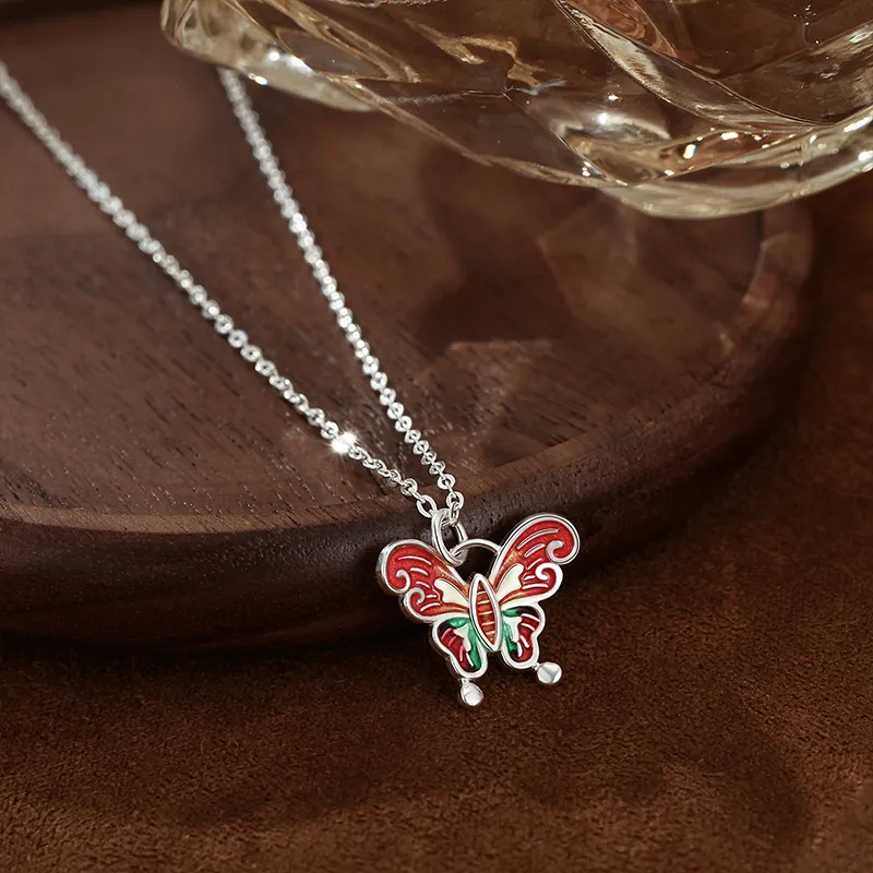 Heart Grass 999 Fine Silver Necklaces Women's-2
