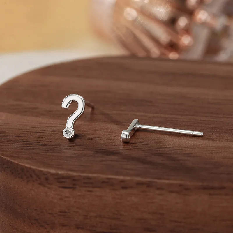 Heart Grass 999 Fine Silver Stud Earrings Women's-4