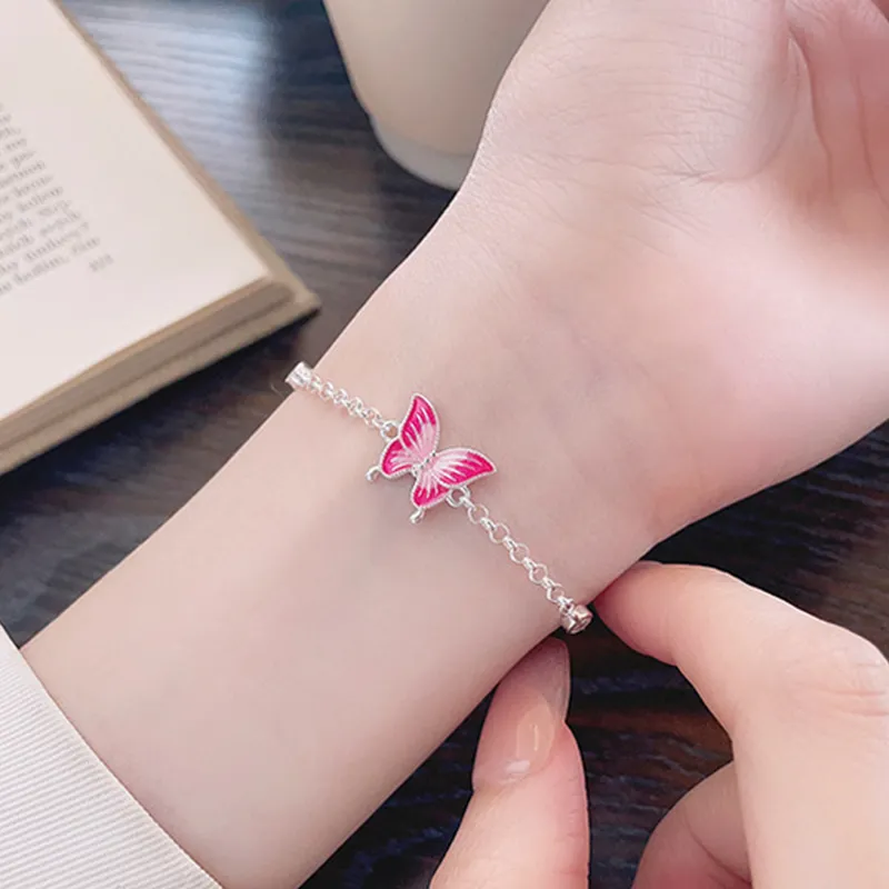 Heart Grass S92 Silver Bracelets Women's-5