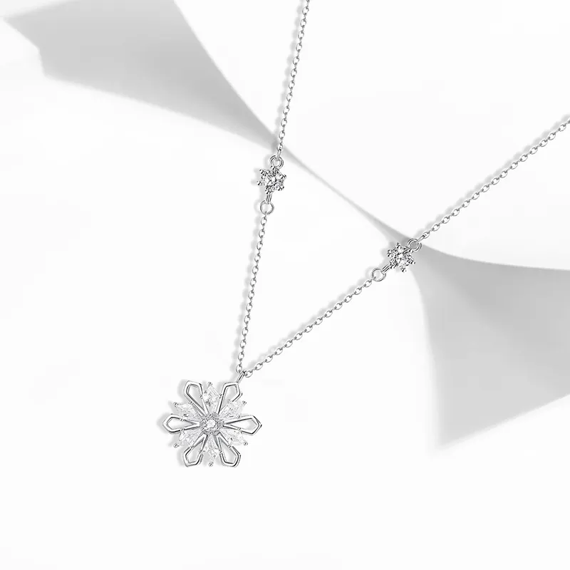 Heart Grass S925 Silver Necklaces Women's-2