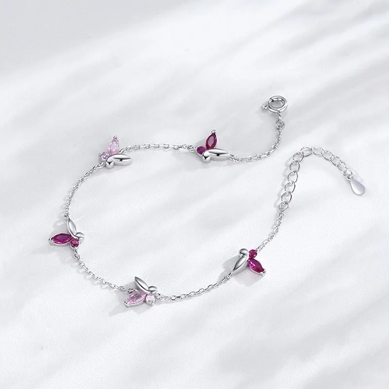 Heart Grass S925 Silver Bracelets Women's-2