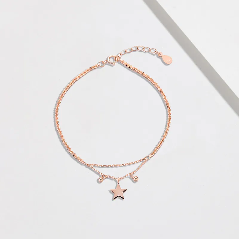 Heart Grass S925 Silver Bracelets Women's-1