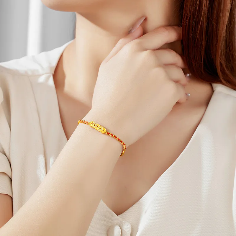 Heart Grass S925 Silver Bracelets Women's-3