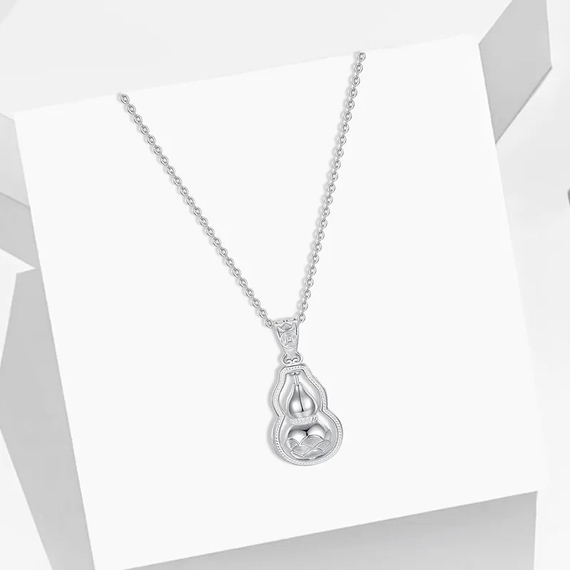 Heart Grass 999 Fine Silver Necklaces Women's-1