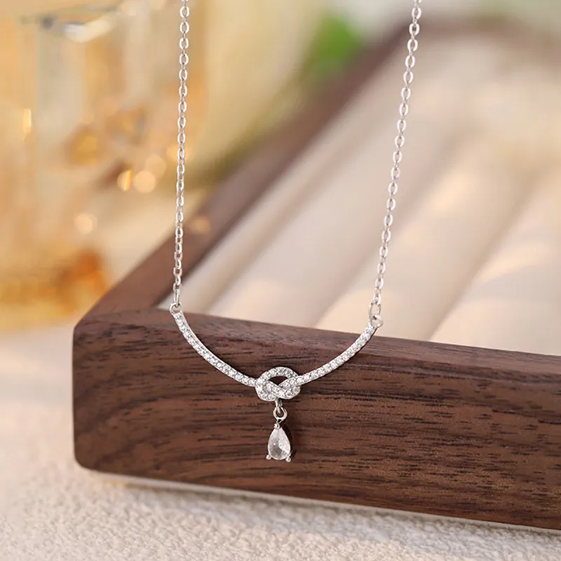Heart Grass 999 Fine Silver Necklaces Women's-1
