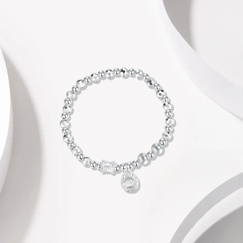 Heart Grass 999 Fine Silver Bracelets Women's-1