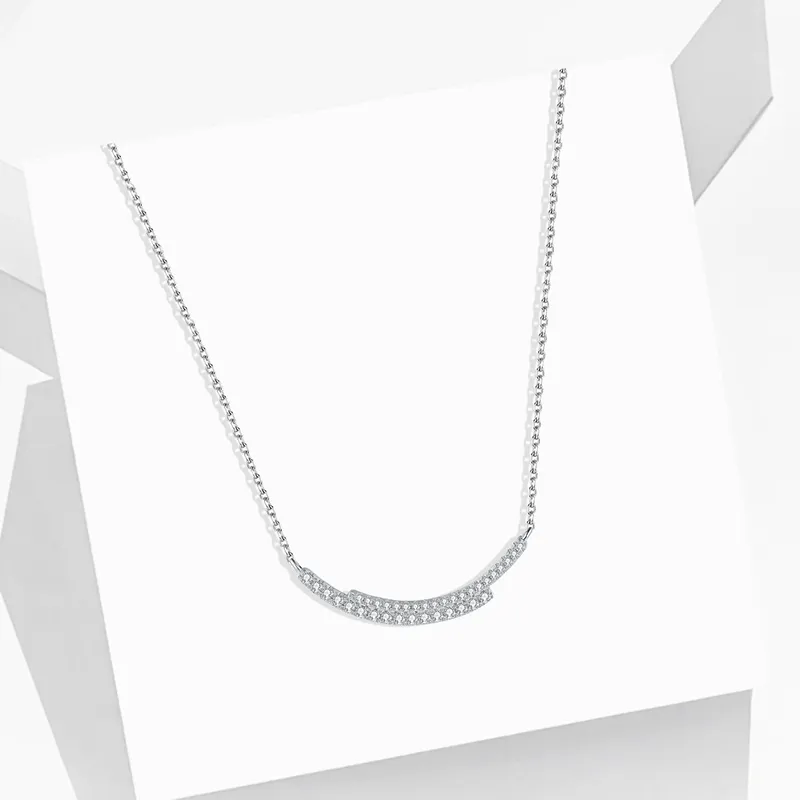 Heart Grass S925 Silver Necklaces Women's-1
