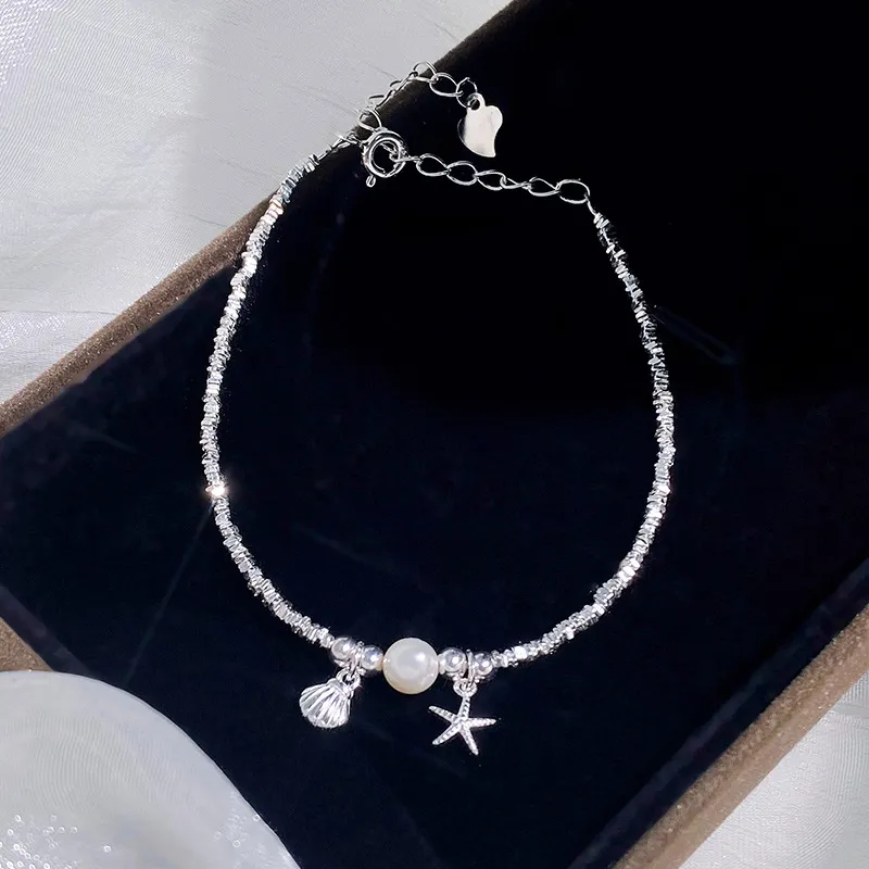 Heart Grass S925 Silver Bracelets Women's-1