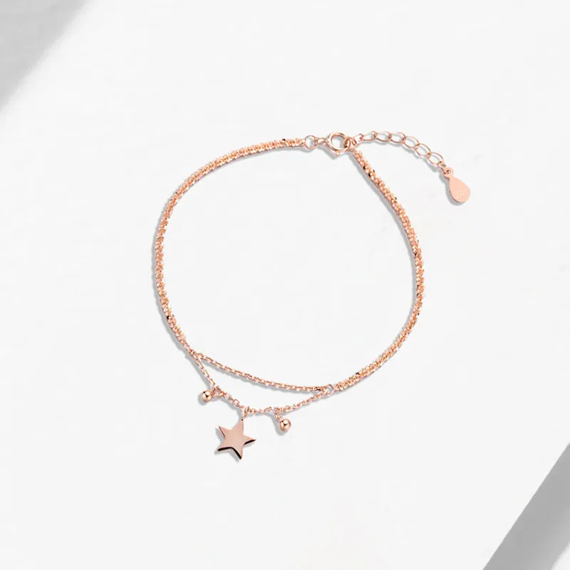 Heart Grass S925 Silver Bracelets Women's-2