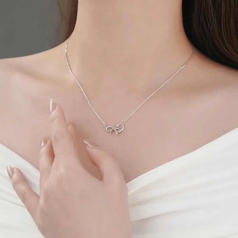 Heart Grass 999 Fine Silver Necklaces Women's-4