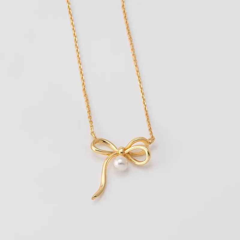 Heart Grass S925 Silver Necklaces Women's-1