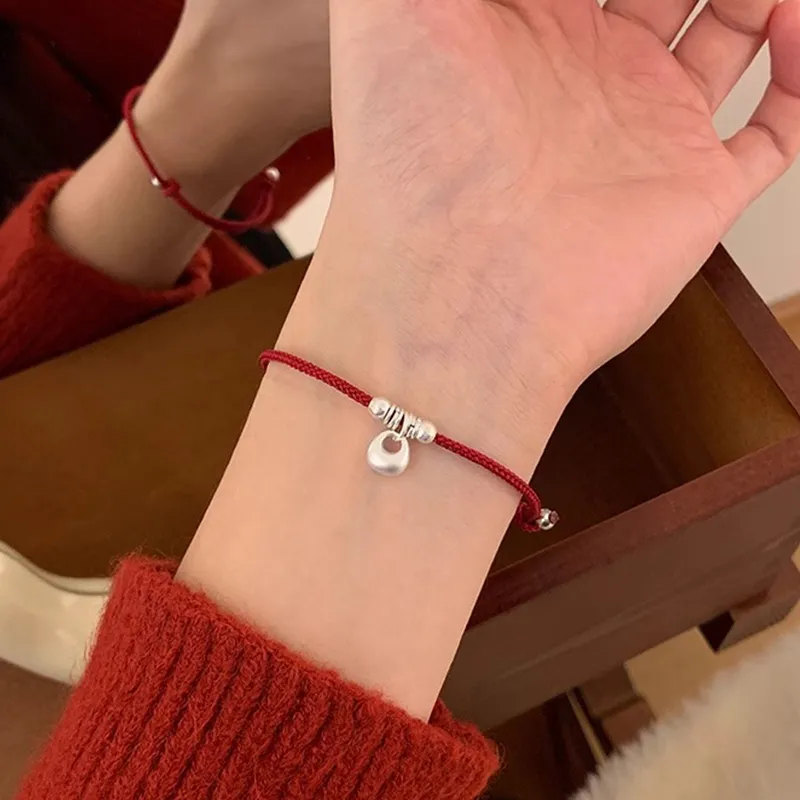 Heart Grass S925 Silver Bracelets Women's-3