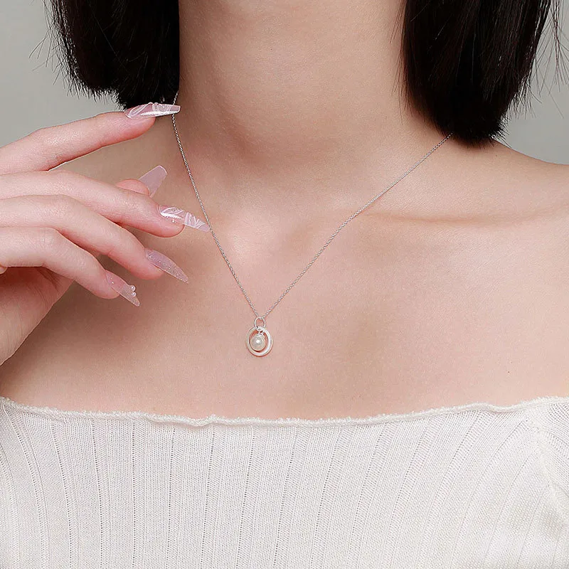 Heart Grass 999 Fine Silver Necklaces Women's-4
