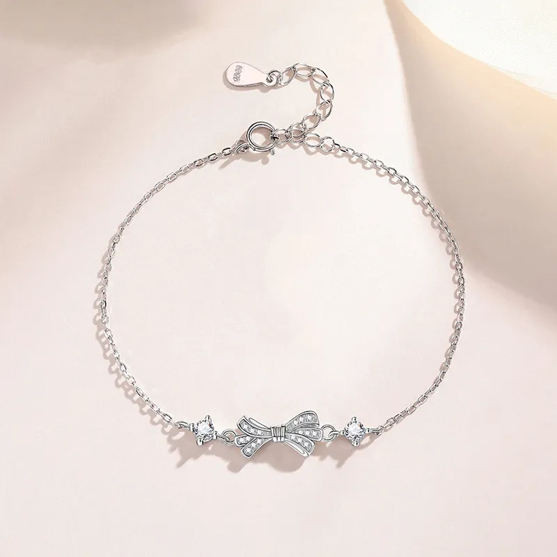 Heart Grass S925 Silver Bracelets Women's-2
