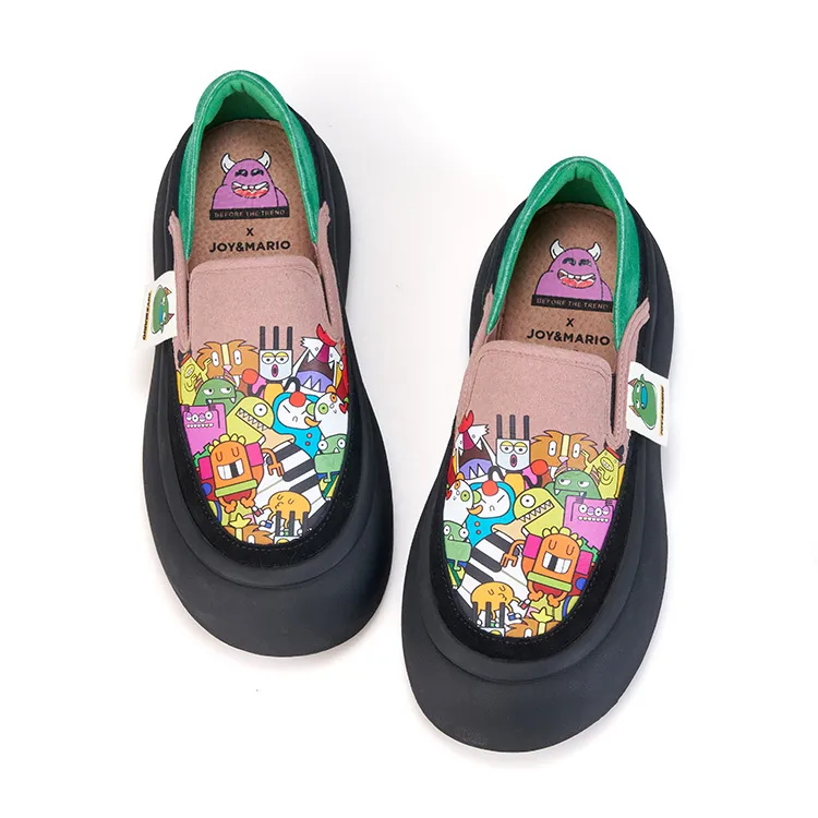 Joy&Mario Casual Single Shoes Women's Purple-1