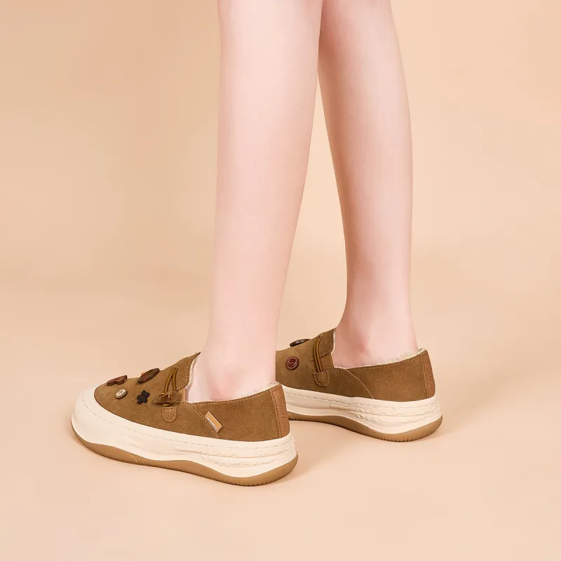 Joy&Mario Loafers Women's Camel/Black/Gray-30