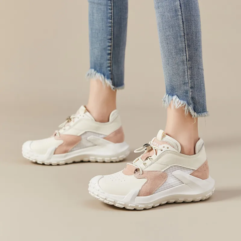 Joy&Mario Breathable Height Increasing Low-Top Casual Shoes Women's-15