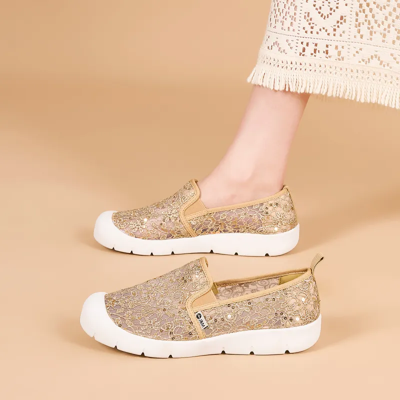 Joy&Mario Breathable Lightweight Low-Top Casual Shoes Women's-24