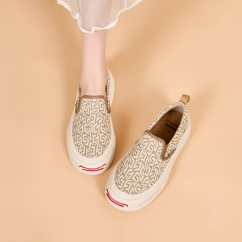 Joy&Mario Loafers Unisex Apricot/Black-6