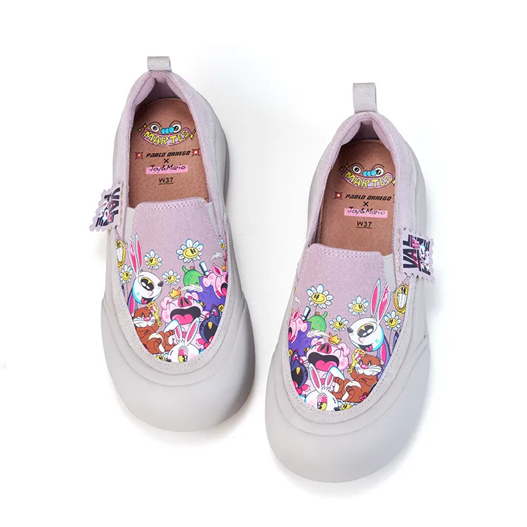 Joy&Mario Loafers Women's Red/Purple-8