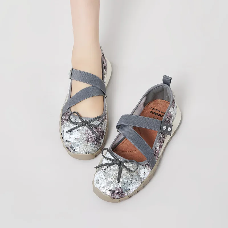 Joy&Mario Casual Shoes Women's Silver-6