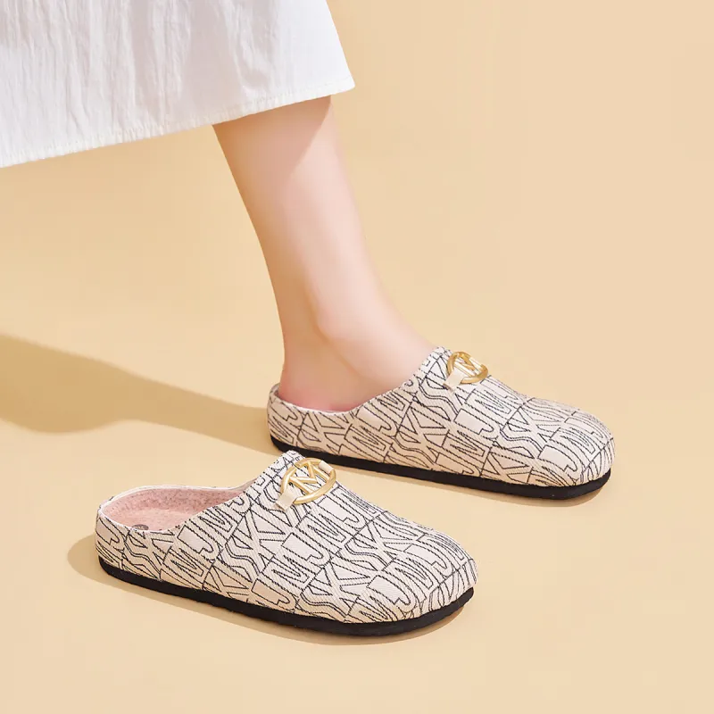 Joy&Mario Slip Resistant Closed Toe Slippers Unisex-1