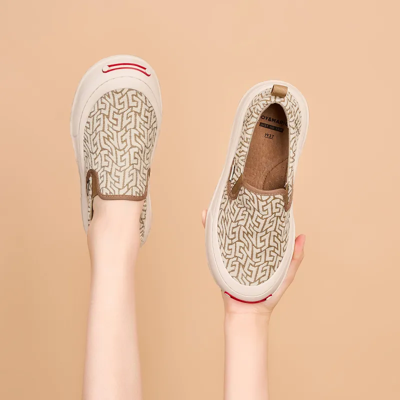 Joy&Mario Loafers Unisex Apricot/Black-7