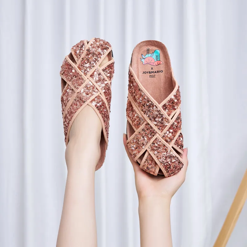 Joy&Mario Closed Toe Slippers Women's-18
