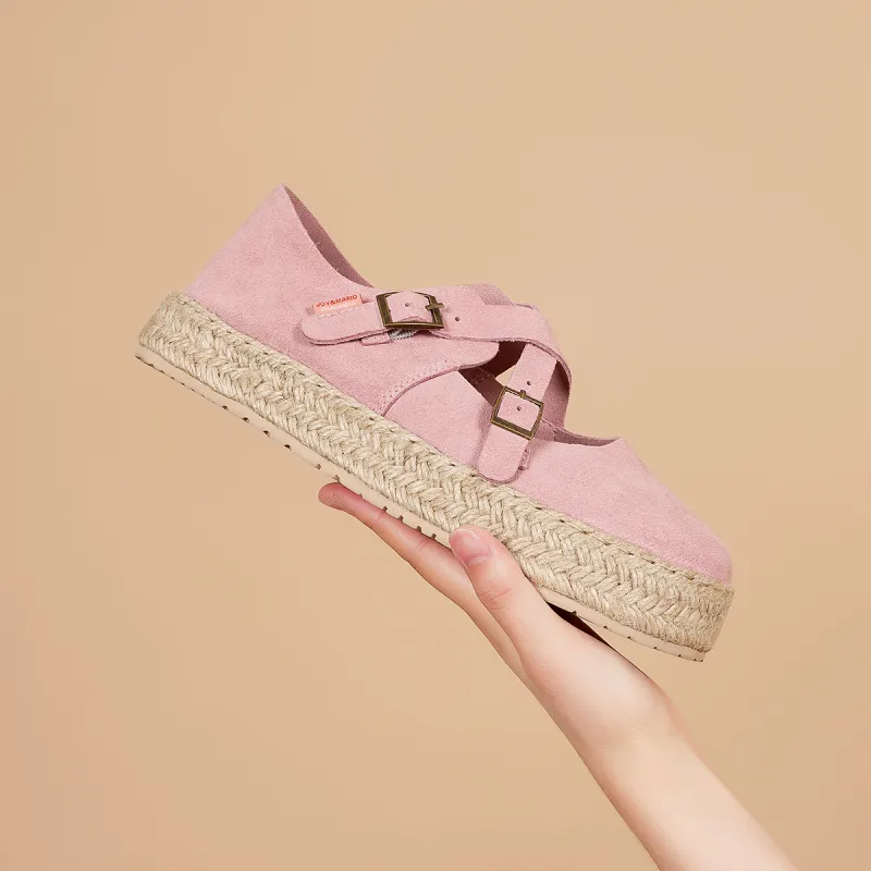 Joy&Mario Espadrilles Women's Beige/Camel/Pink-21