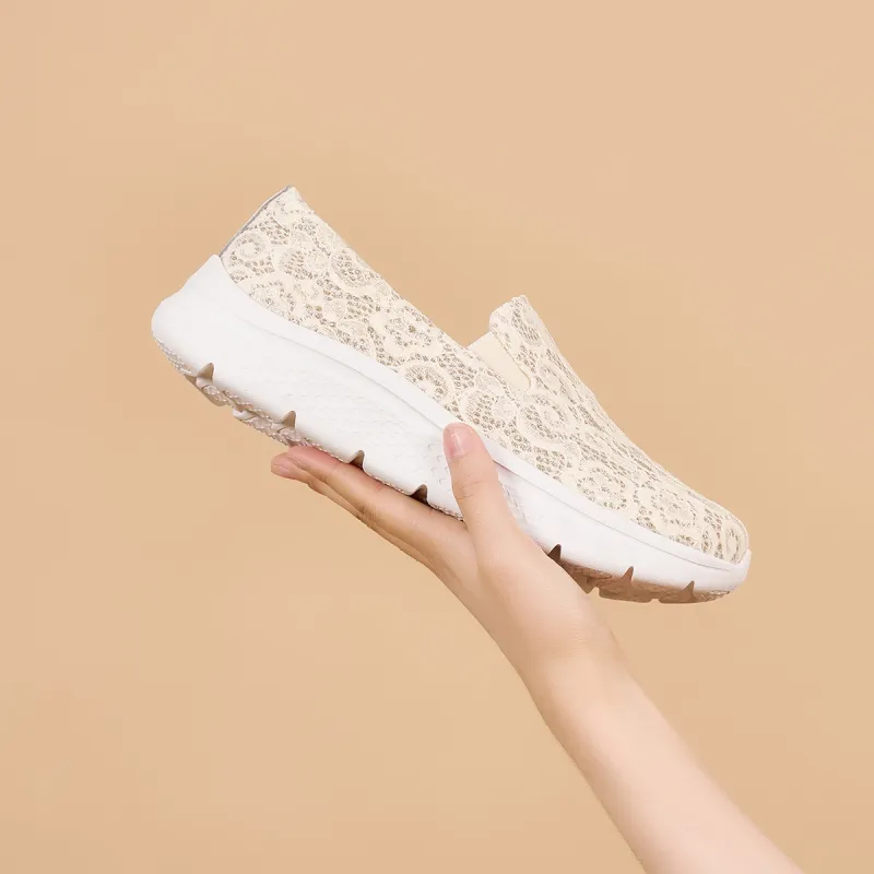 Joy&Mario Breathable Lightweight Low-Top Casual Shoes Women's-5