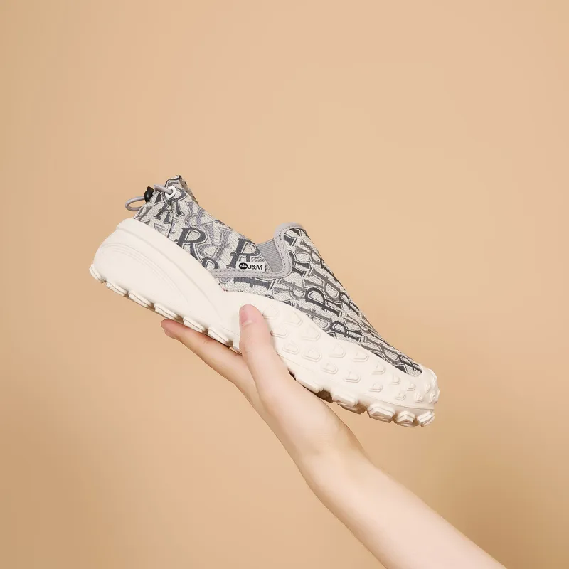 Joy&Mario Slip-Resistant Lightweight Height Increasing Low-Top Casual Shoes Unisex-14