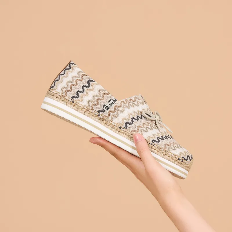 Joy&Mario Espadrilles Women's Beige/Red/Blue-5
