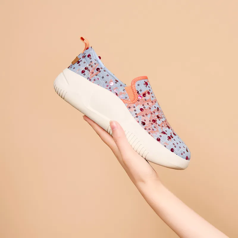 Joy&Mario Lightweight Height Increasing Low-Top Casual Shoes Women's-5