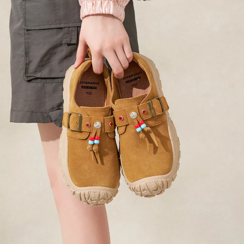 Joy&Mario Height Increasing Low-Top Casual Shoes Women's-6