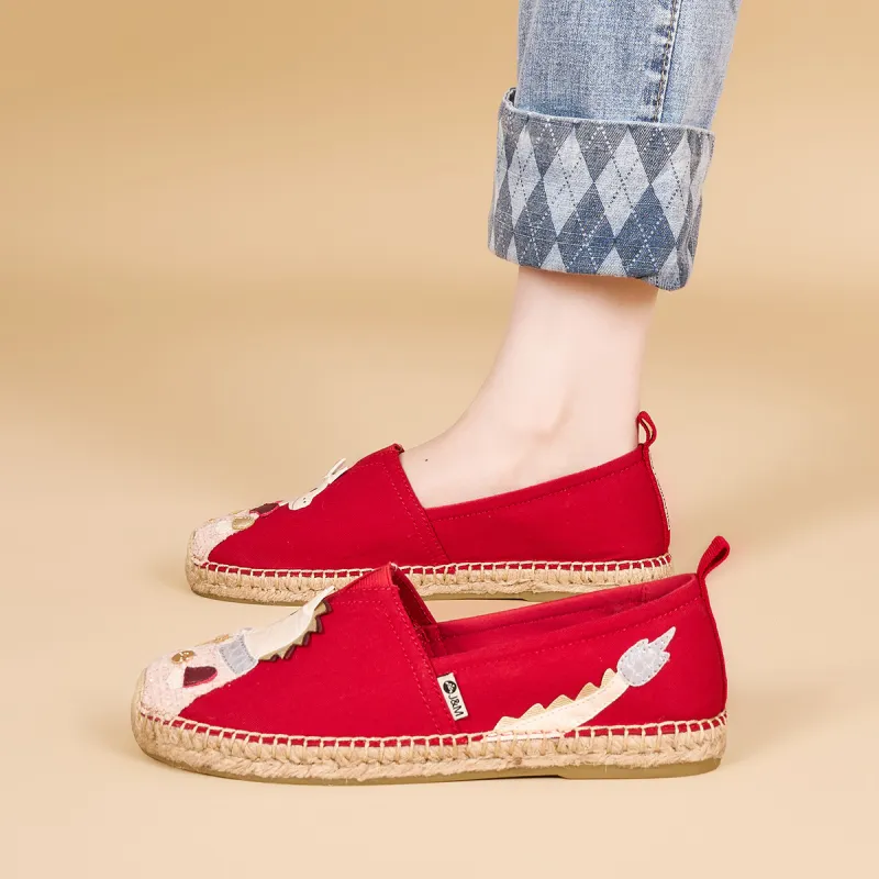 Joy&Mario Espadrilles Women's Beige/Yellow/Pink/Red-28