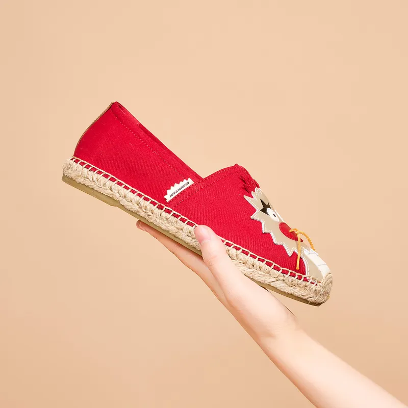 Joy&Mario Espadrilles Women's Black/Red/Beige/Yellow-12