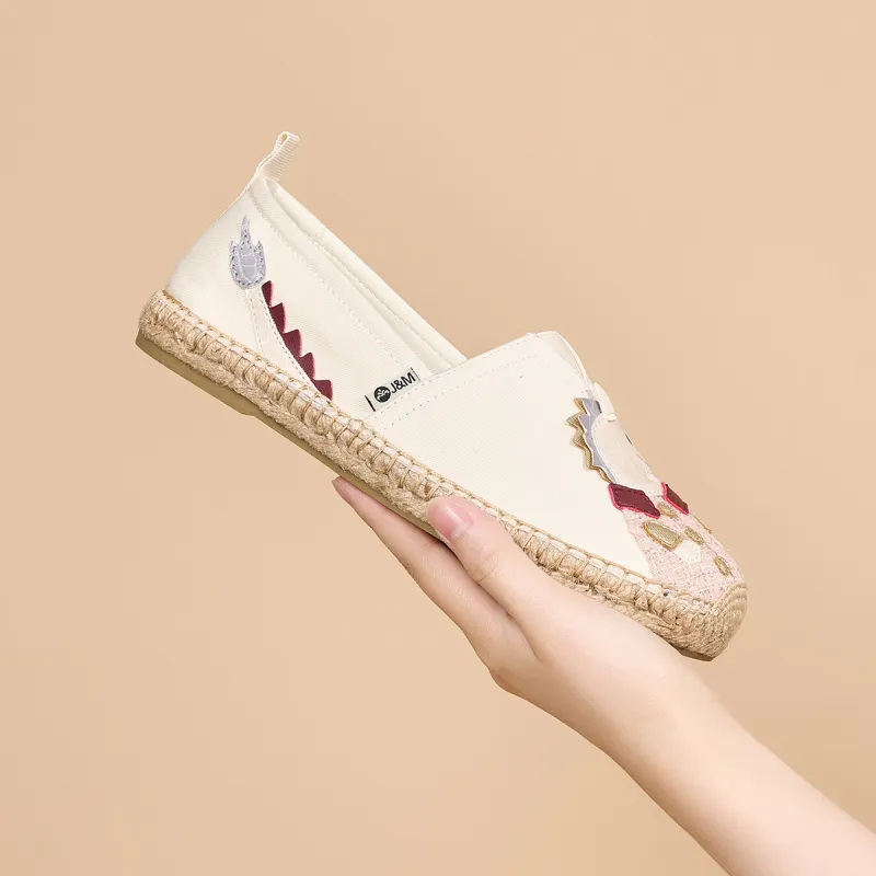 Joy&Mario Espadrilles Women's Beige/Yellow/Pink/Red-5
