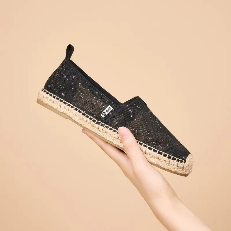 Joy&Mario Espadrilles Women's Black/Apricot-6