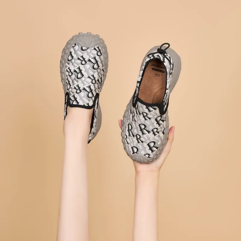Joy&Mario Slip-Resistant Lightweight Height Increasing Low-Top Casual Shoes Unisex-7