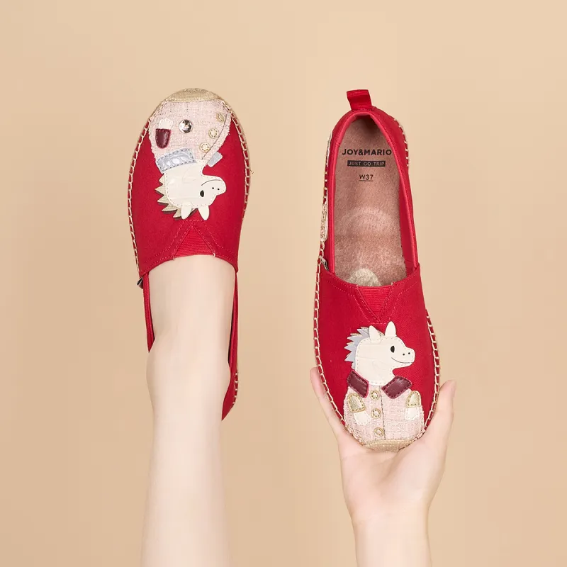 Joy&Mario Espadrilles Women's Beige/Yellow/Pink/Red-27