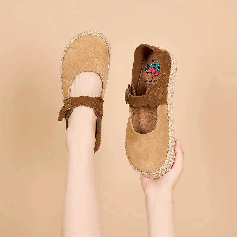 Joy&Mario Espadrilles Women's Brown/Red/Yellow-5