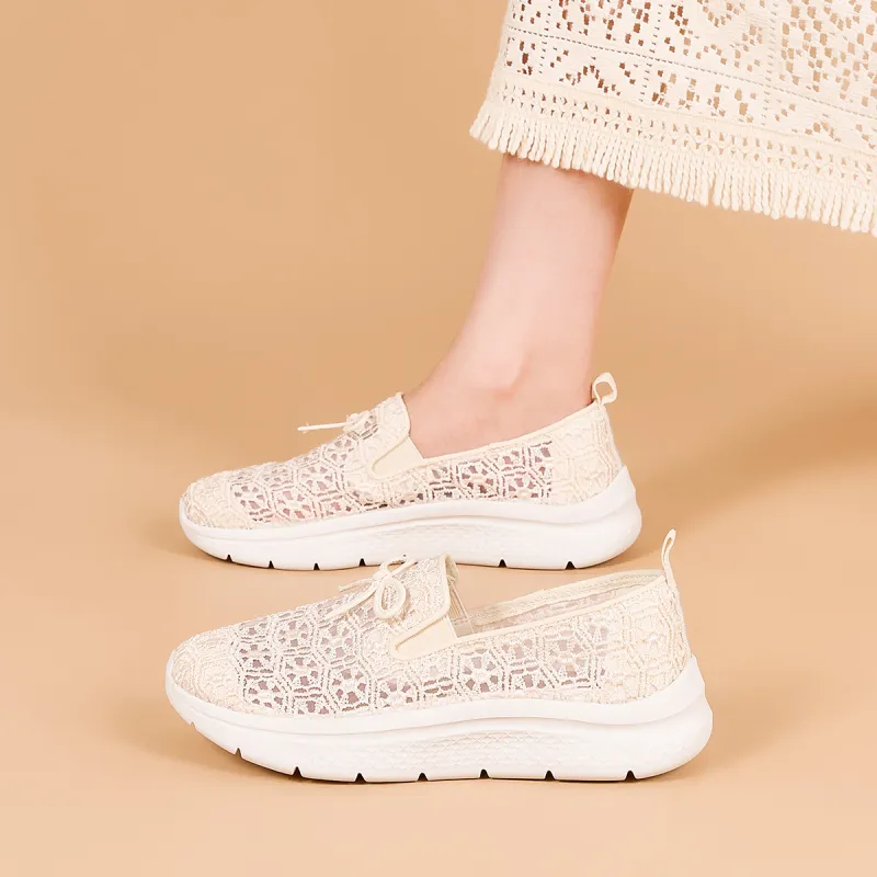 Joy&Mario Breathable Lightweight Low-Top Casual Shoes Women's-5