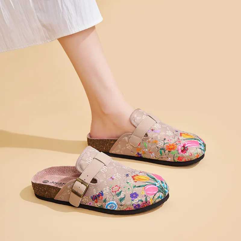 Joy&Mario Slip Resistant Closed Toe Slippers Unisex-1