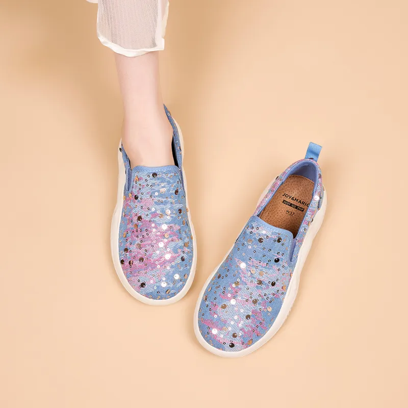 Joy&Mario Lightweight Height Increasing Low-Top Casual Shoes Women's-14