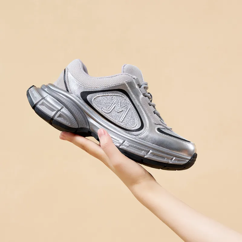 Joy&Mario Height Increasing Low-Top Chunky Sneakers Women's-5